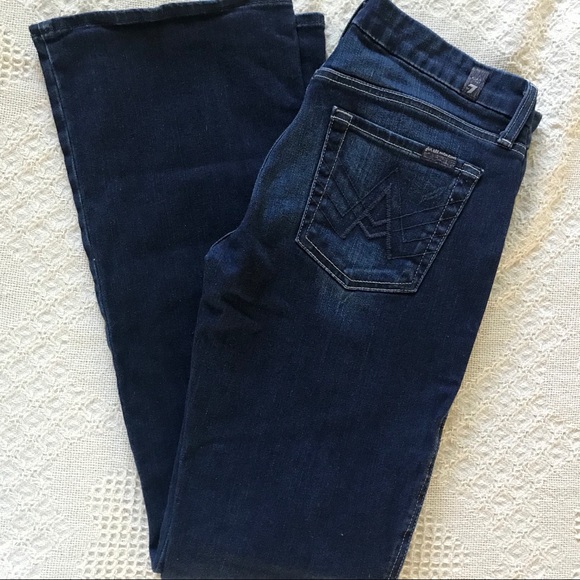 29x32 7 for all mankind A pocket Jeans boot flare - Picture 1 of 16